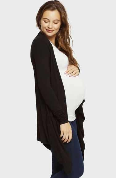 Organic Bamboo Waterfall Cardigan Cardigan from Bamboo Body maternity store australia
